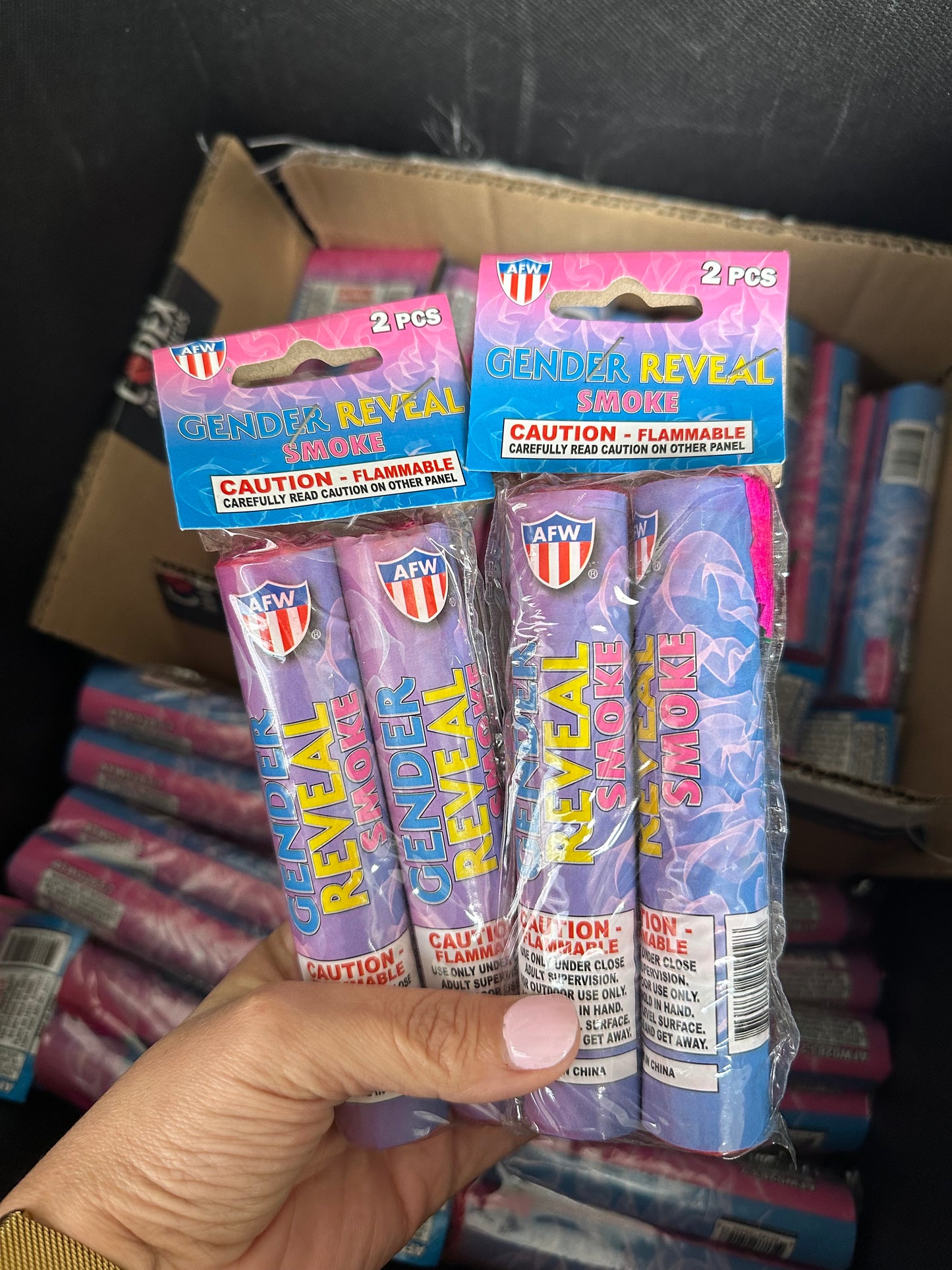Gender Reveal Smoke Bombs
